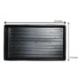 Plant Tray – Jiffy – 11″x22″ Black